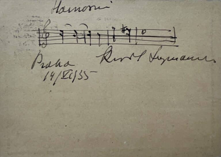Portée musicale du compositeur polonais Karol Szymanowski, tirée de son ballet « Harnasie »