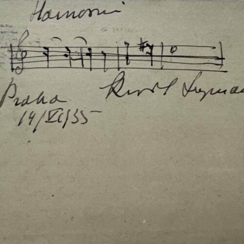 Portée musicale du compositeur polonais Karol Szymanowski, tirée de son ballet "Harnasie"