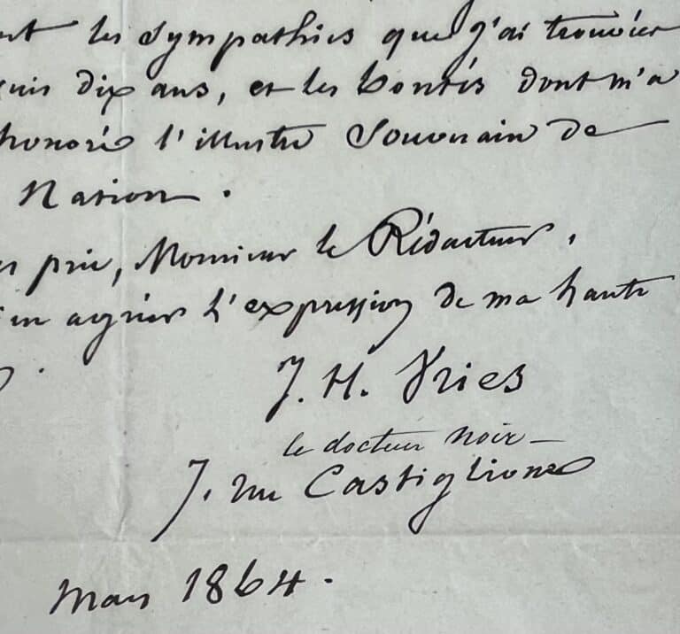 Le « docteur Noir », Jan Hendrick Vries, offre son invention à la France en signe de gratitude à son pays d&rsquo;accueil