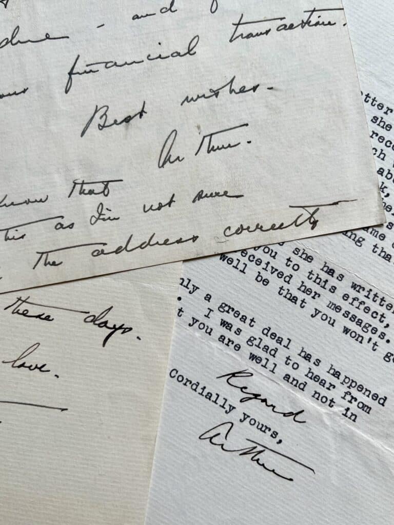 5 lettres de l&rsquo;avocat américain Arthur Garfield Hays, défenseur de Sacco & Vanzetti