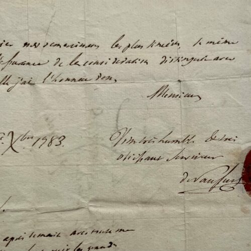 Horace Bénédict de Saussure's scientific letter on Faujas de Saint-Fond and the experiments of the Montgolfier brothers