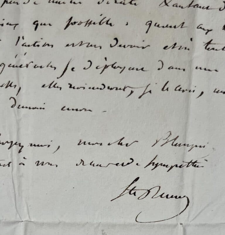 Lettre politique de Sainte-Beuve à Blanqui sur sa condamnation et le gouvernement de Louis-Philippe