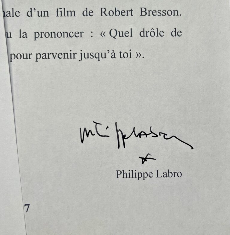 Texte de l&rsquo;allocution prononcée par Philippe Labro aux obsèques de Johnny Hallyday, dédicacé