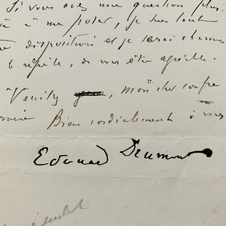 La réponse laconique d&rsquo;Edouard Drumont à un jeune patriote