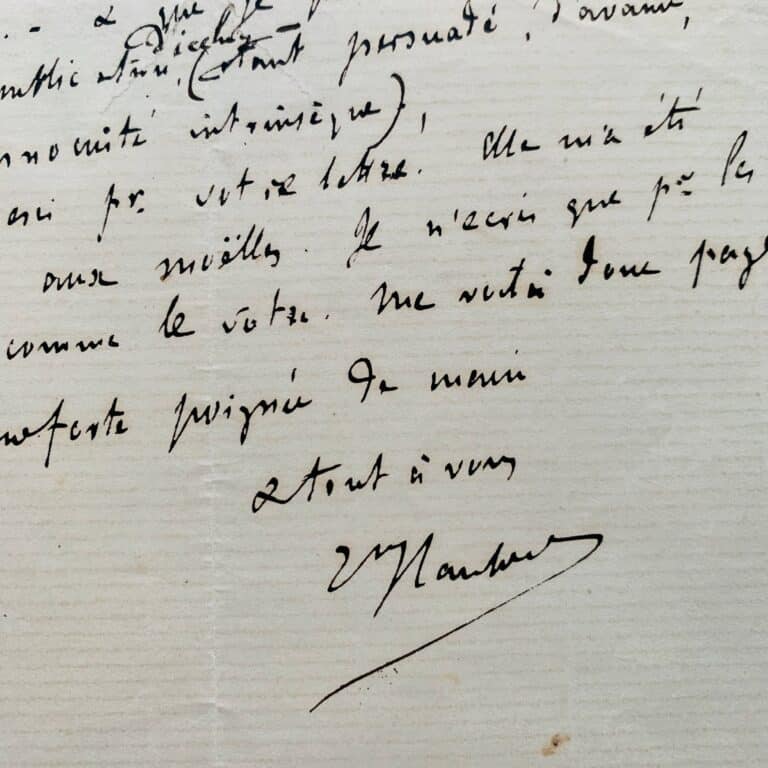 Flaubert promet à Léon Cladel d&rsquo;intervenir auprès de Charpentier pour qu&rsquo;il le publie