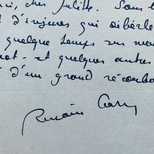 Romain Gary confided his distress to Pierre Julitte, a Companion of the Liberation