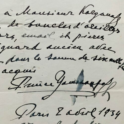 Félix Youssoupoff vende preziosi gioielli di famiglia a Karganoff