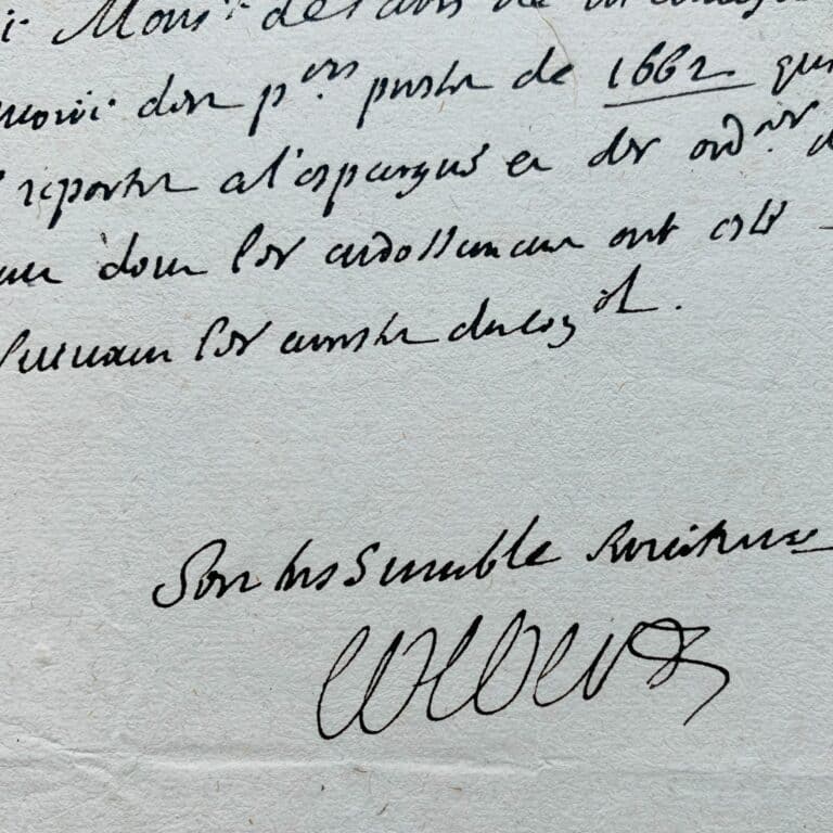 Colbert s&rsquo;adresse à l&rsquo;archevêque de Paris pour des affaires financières de l&rsquo;État