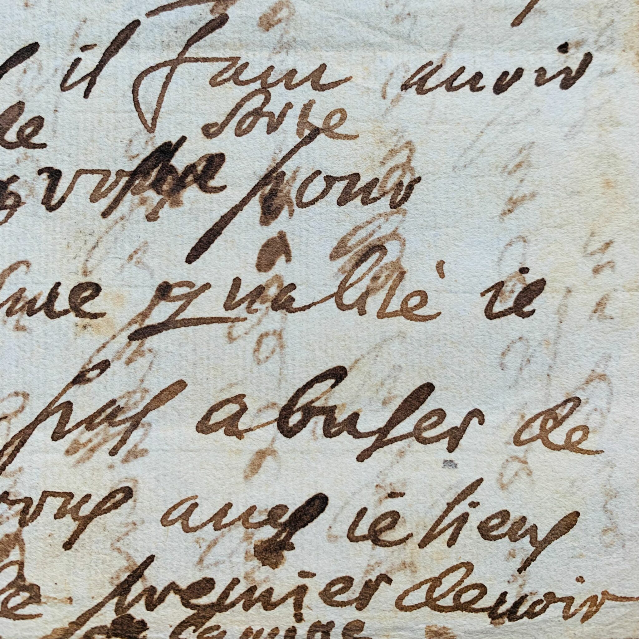 Una carta muy rara e inédita de Ninon de Lenclos