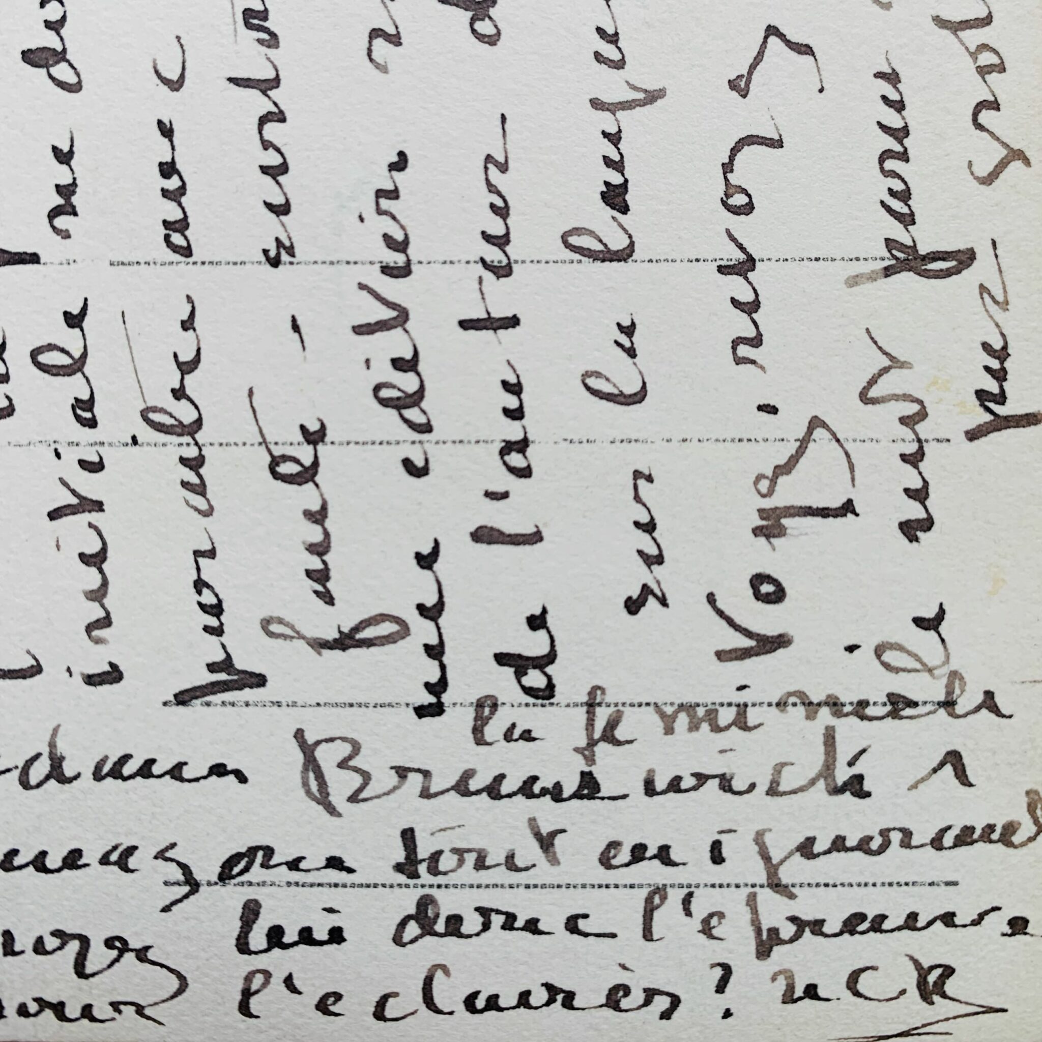 Natalie Clifford-Barney revisa el texto de Cartas íntimas al Amazonas