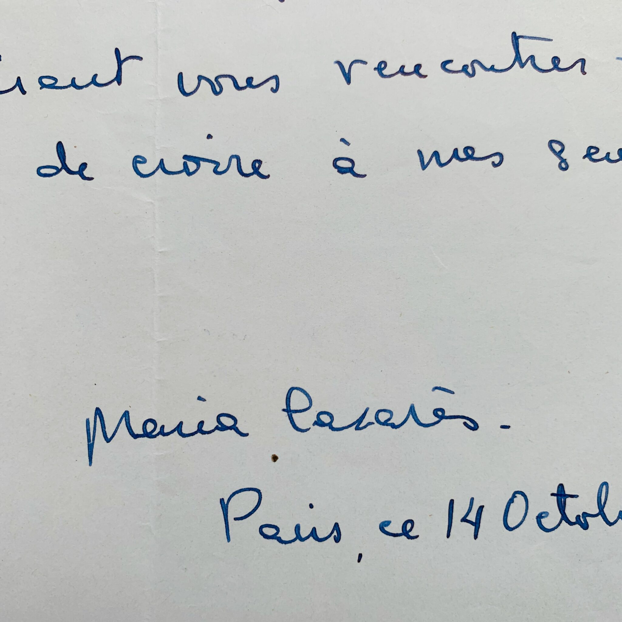 Maria Casarès deja la Comédie-Française