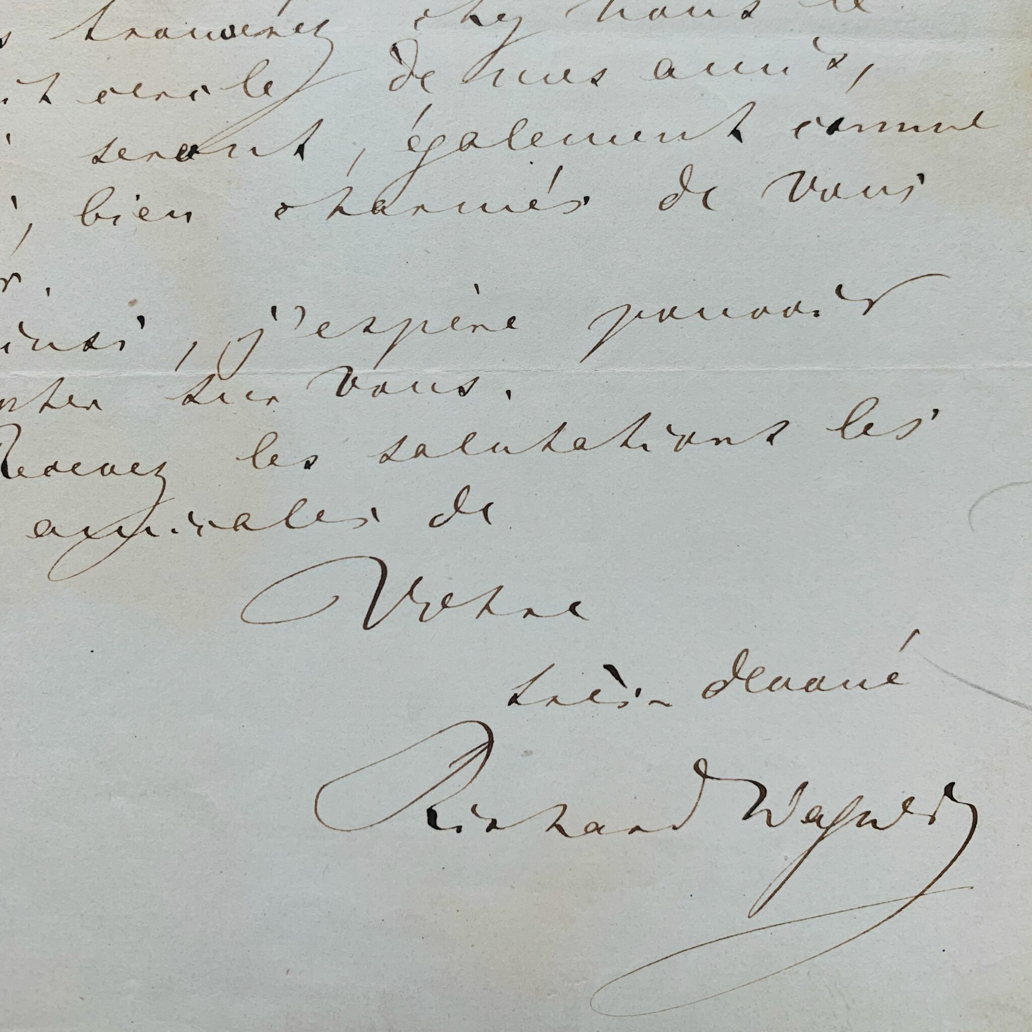 Richard Wagner invite Charles Gounod à une soirée chez lui avec un petit cercle d'amis