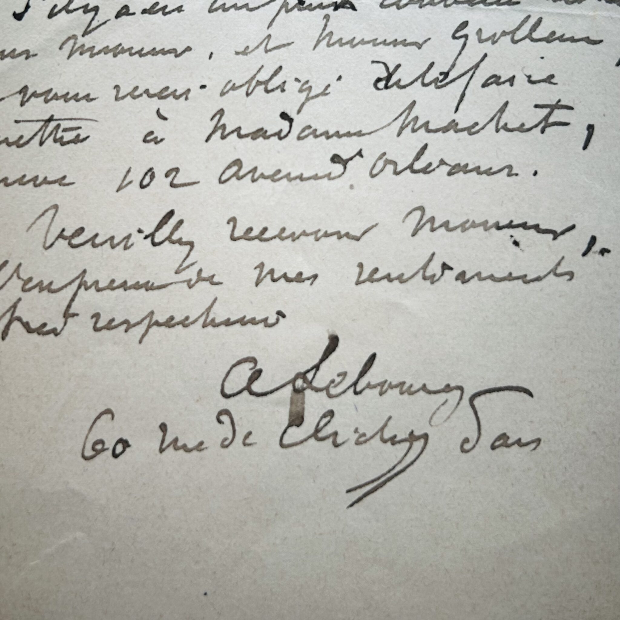 Albert Lebourg is organizing the return of a painting by Gustave Colin