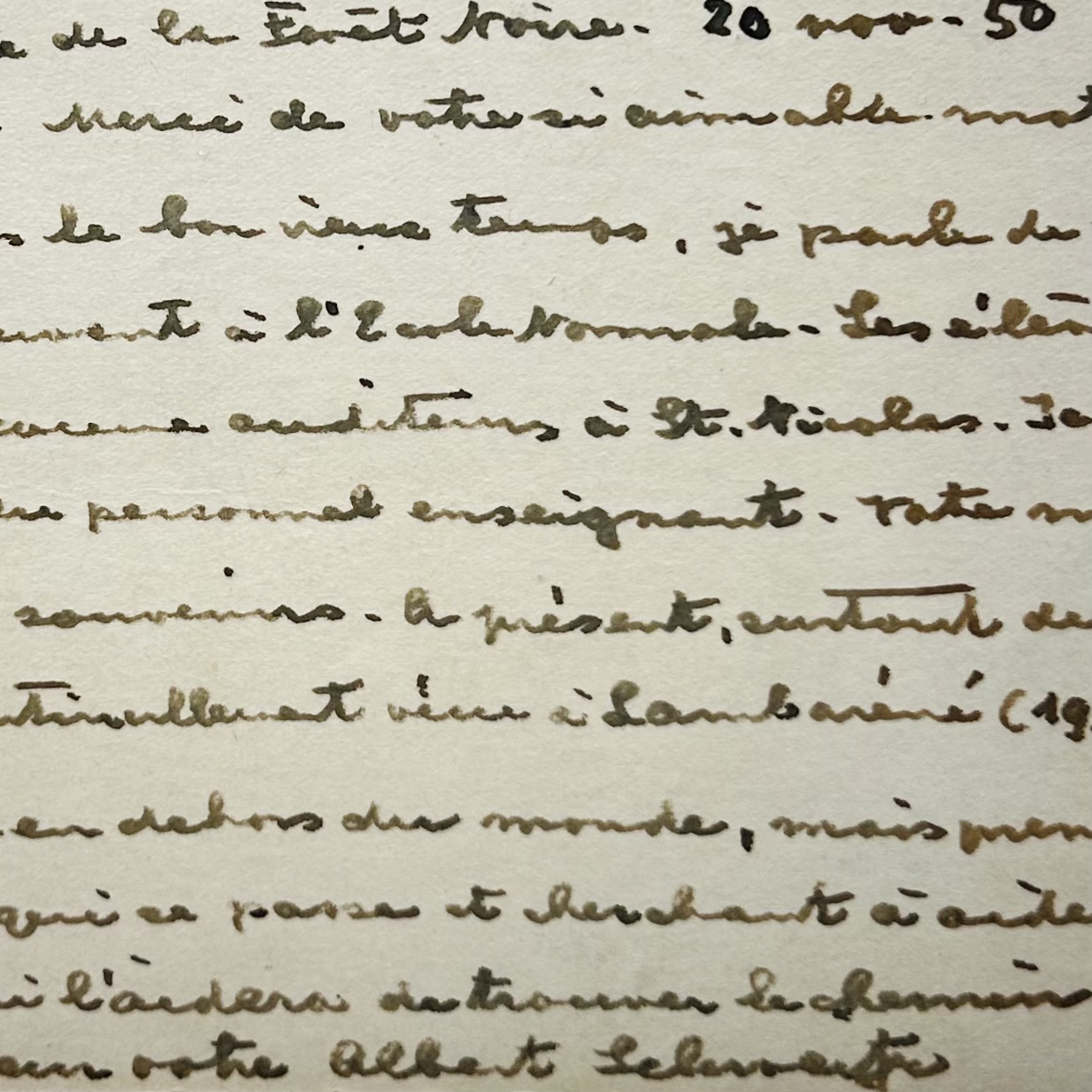 Albert Schweitzer recuerda con cariño sus años en Estrasburgo