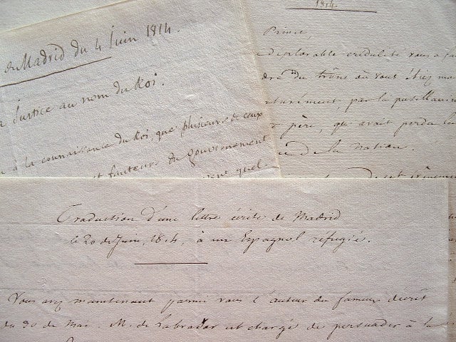 1814 : l'Espagne retrouve son roi.