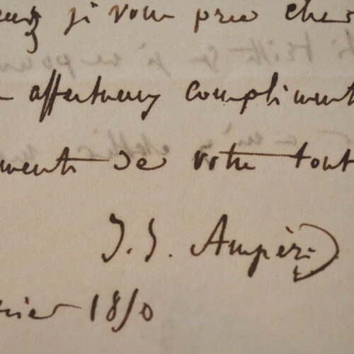 Ampère reprend l'appartement d'Ingres.