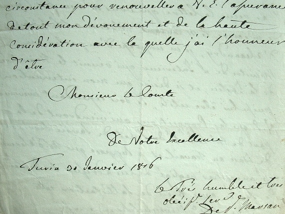 Le comte de Saint-Marsan promet son appui.