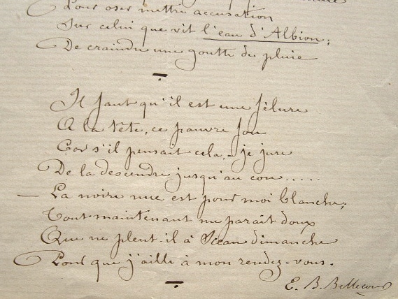 Berne-Bellecour, peintre et poète.