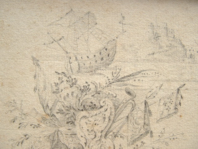 Dessins de cul de lampe XVIIIe.
