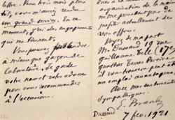 Edouard Branly se plaint de ses déplorables conditions de travail.