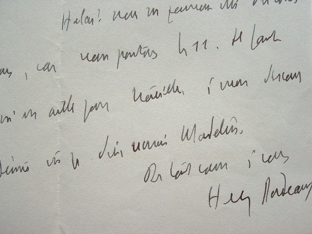 Henry Bordeaux prépare un discours sur Louis Madelin.