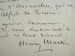 Henry Martin prépare un hommage à Léopold Delisle.