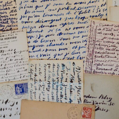 Importante correspondance de Louise Hervieu