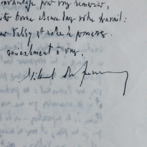 Intéressante lettre du philosophe Mikel Dufrenne