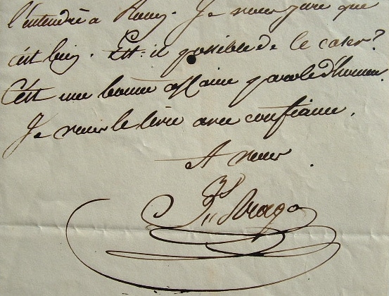 Jacques Arago recommande un jeune comédien.