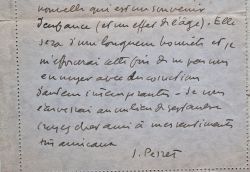 Jacques Perret évoque ses activités littéraires.