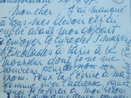 L'alpiniste André Roch envoie ses images.