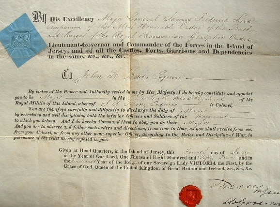 Le gouverneur de Jersey rassemble ses forces.