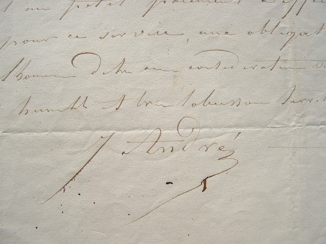 Le peintre Jules André écrit à Chéradame.