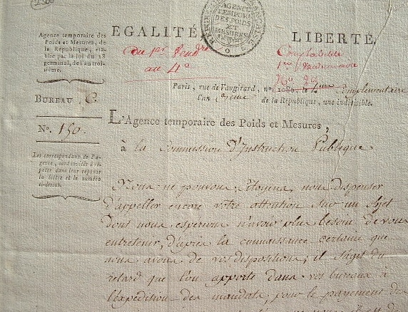 Legendre, Coquebert et Gattey, mathématiciens au service de la Révolution.