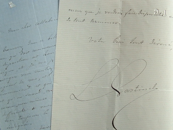 Léon Gastinel met au point son dernier opéra.