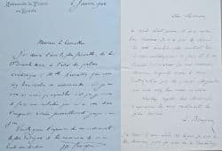 Lettre de l'ambassadeur de France à Saint-Pétersbourg, Bompard.