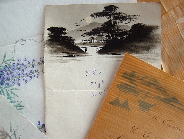 Lettres illustrées d'Extrême-Orient.