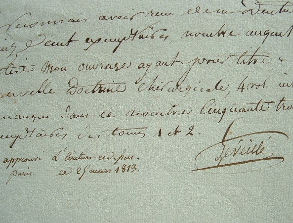 Léveillé publie sa Doctrine chirurgicale.