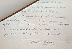 Manuscrit d'Aurélien Scholl sur la République paru dans le Mercure de France.