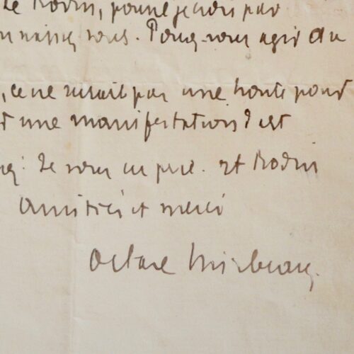 Octave Mirbeau défend Rodin et sa statue de Balzac