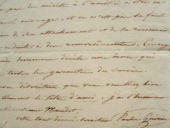 Paulin-Guérin enchanté par l'hommage à Molière.
