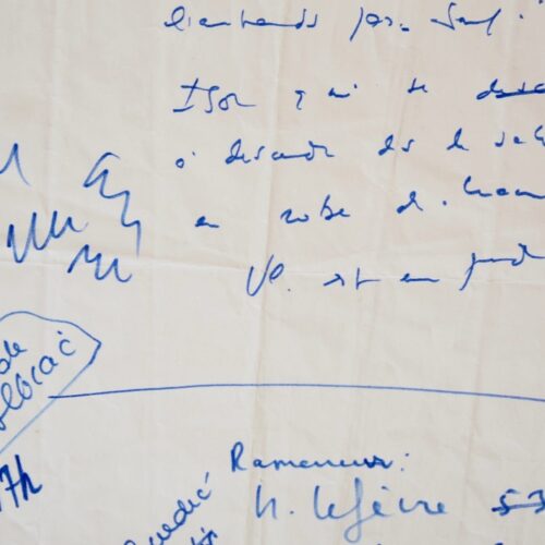 Trois petits brouillons de François Sagan