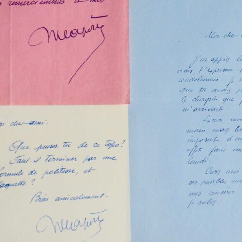 Trois lettres de Marcel Laporte dit Radiolo
