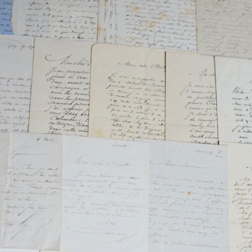 14 lettres du peintre Émile Lévy – vue 2