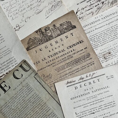 Bel ensemble de 8 documents relatifs au général Adam-Philippe de Custine dont un signé par lui – vue 2