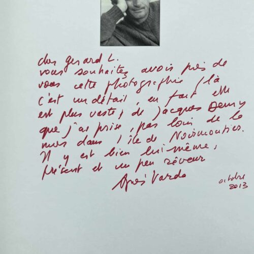 Agnès Varda commente une photo de Jacques Demy prise par elle – vue 2