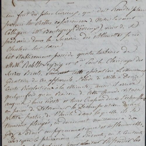 Manuscrit du chimiste Boissenot sur le soudage de deux aciers différents – vue 2