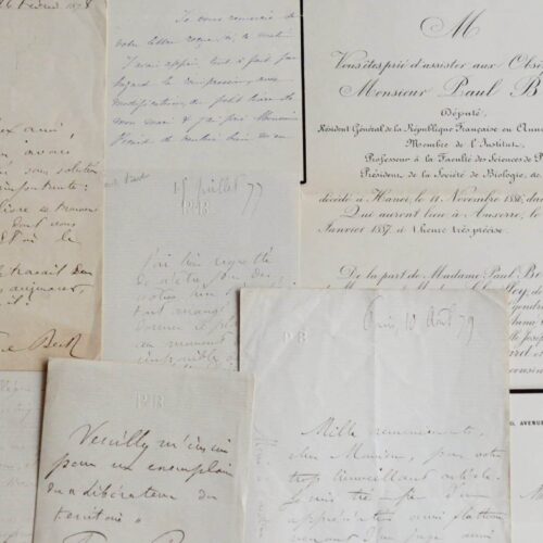 Correspondance de Paul Bert – vue 2