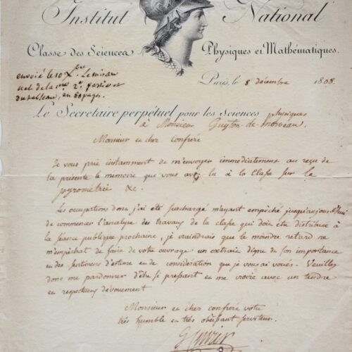 Cuvier et la pyrométrie de Guyton de Morveau – vue 2