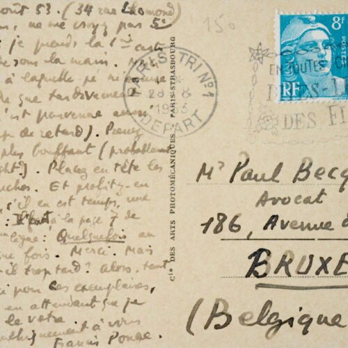 Des instructions de travail de Francis Ponge – vue 2